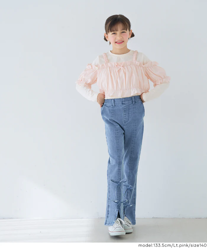ビスチェ＆長袖Tシャツ 2点セット キッズ メール便不可 - Image 8