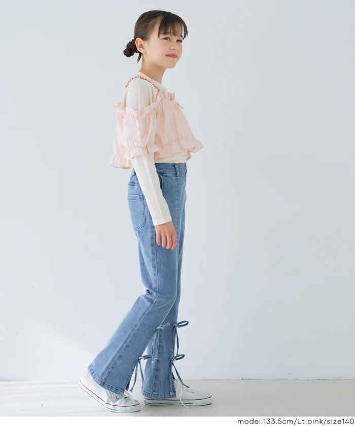 ビスチェ＆長袖Tシャツ 2点セット キッズ メール便不可 - Image 9
