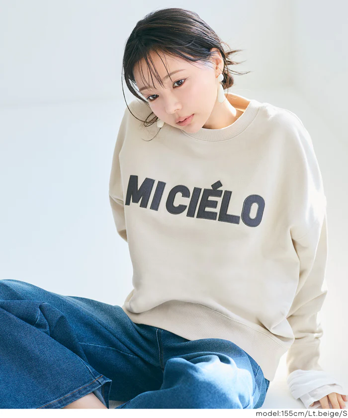 セール★2990円→1990円 ワッペン刺繍裏毛トレーナー レディース メール便不可 - Image 14