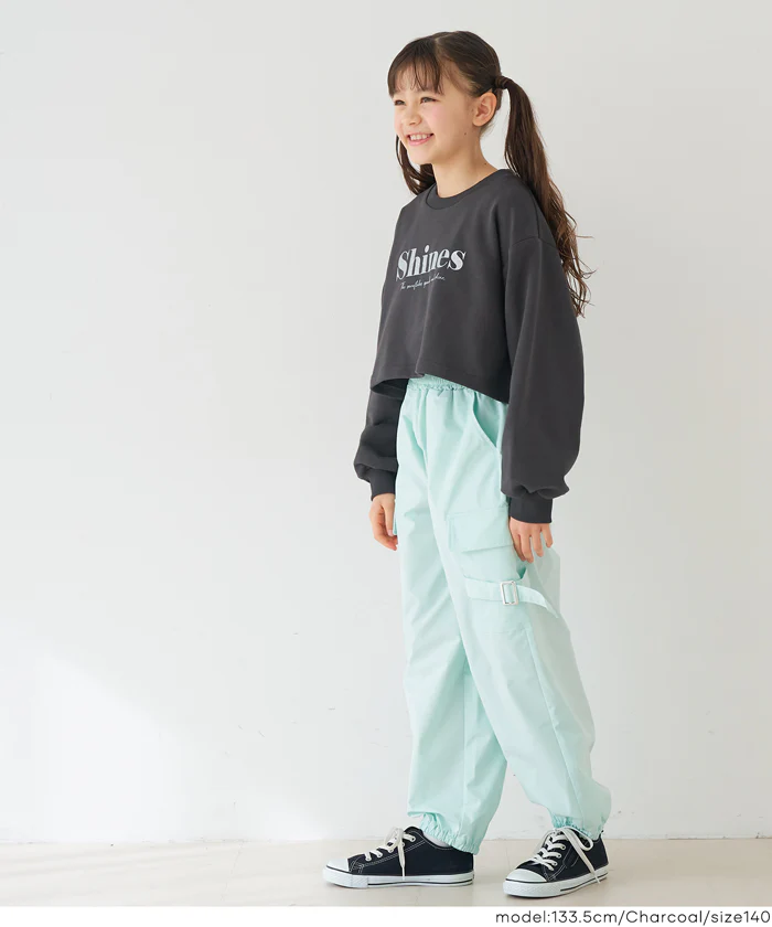 ラメプリントトップス＆タンクトップ 2点セット キッズ メール便不可 - Image 3