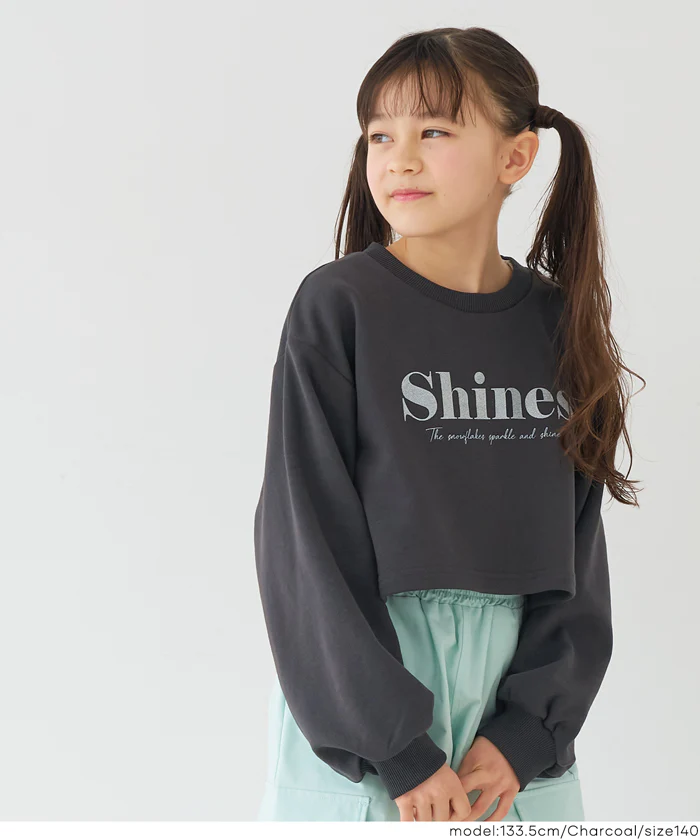 ラメプリントトップス＆タンクトップ 2点セット キッズ メール便不可 - Image 5