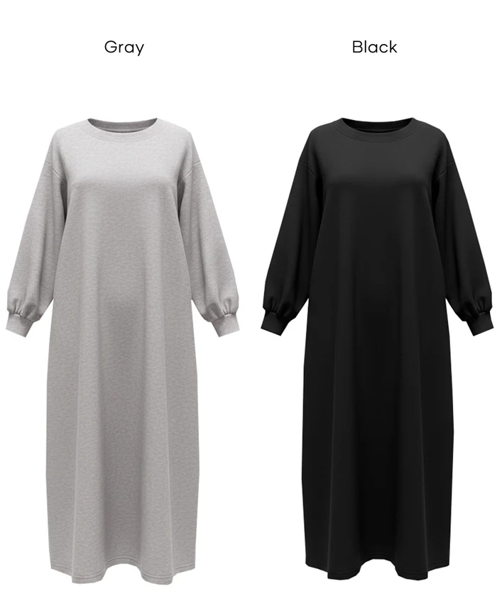 裏毛2wayオフショルダーワンピース レディース メール便不可 - Image 16
