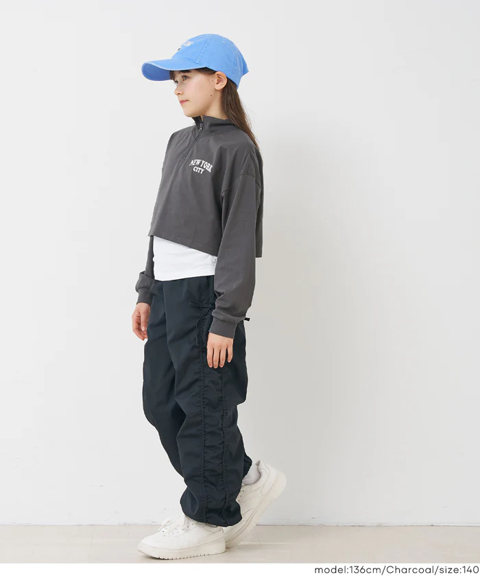 ハーフジップトップス＆タンクトップ 2点セット キッズ メール便不可 - Image 10