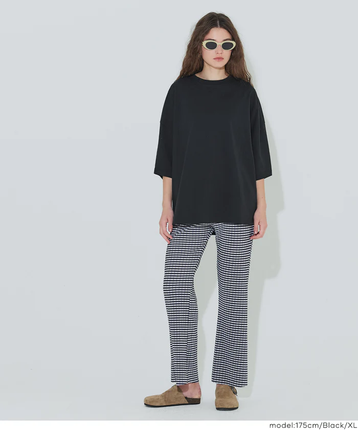 レギュラーオンス５分袖ビックTシャツ レディース メール便可 - Image 14