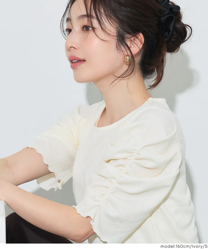 GW限定セール★ シボシャーリングトップス レディース メール便可 - Image 11