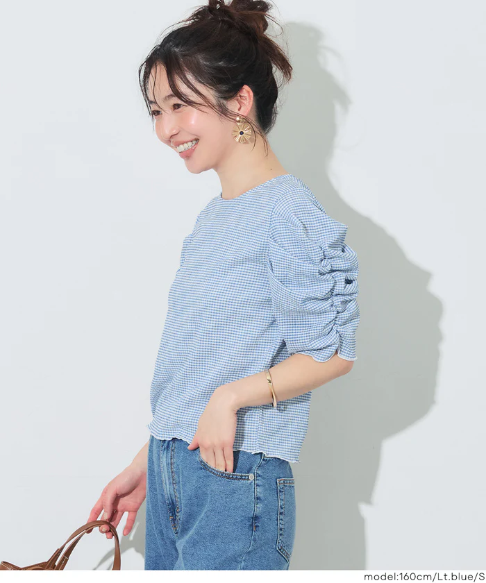 GW限定セール★ シボシャーリングトップス レディース メール便可 - Image 4