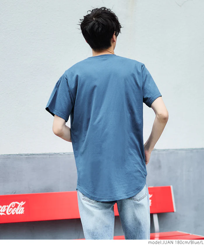 セール★990円→790円 イージーレギュラーテールTシャツ メンズ メール便可 - Image 12