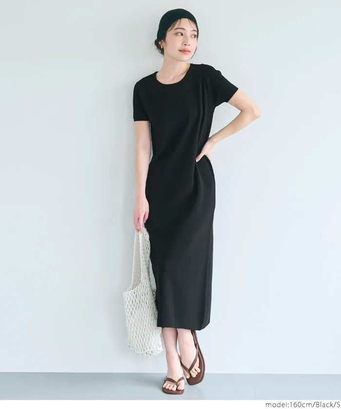 ニットロングワンピース レディース メール便不可 - Image 12