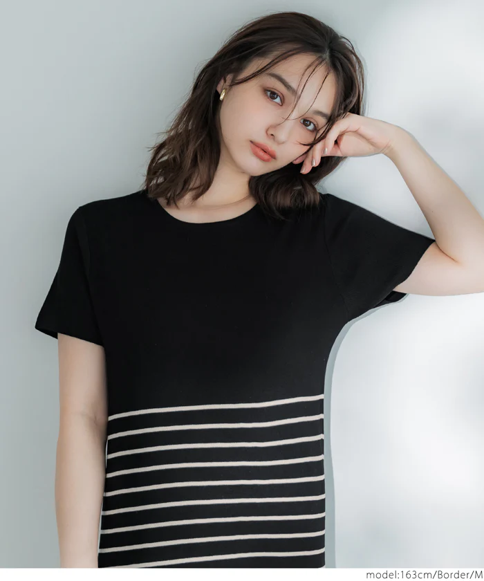 ニットロングワンピース レディース メール便不可 - Image 7