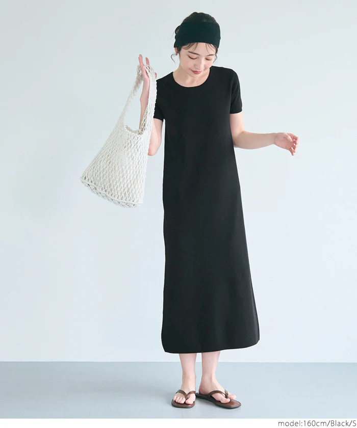 ニットロングワンピース レディース メール便不可 - Image 8