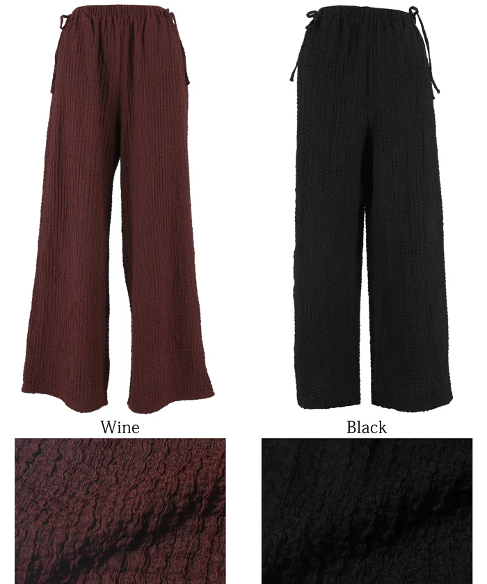 セール★1690円→990円 クロスシャーリングサイドリボンパンツ レディース メール便不可 - Image 17