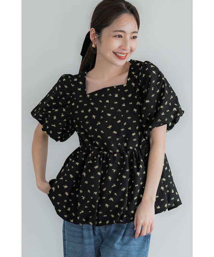 セール★3490円→1290円 サッカーバルーンブラウス レディース メール便不可