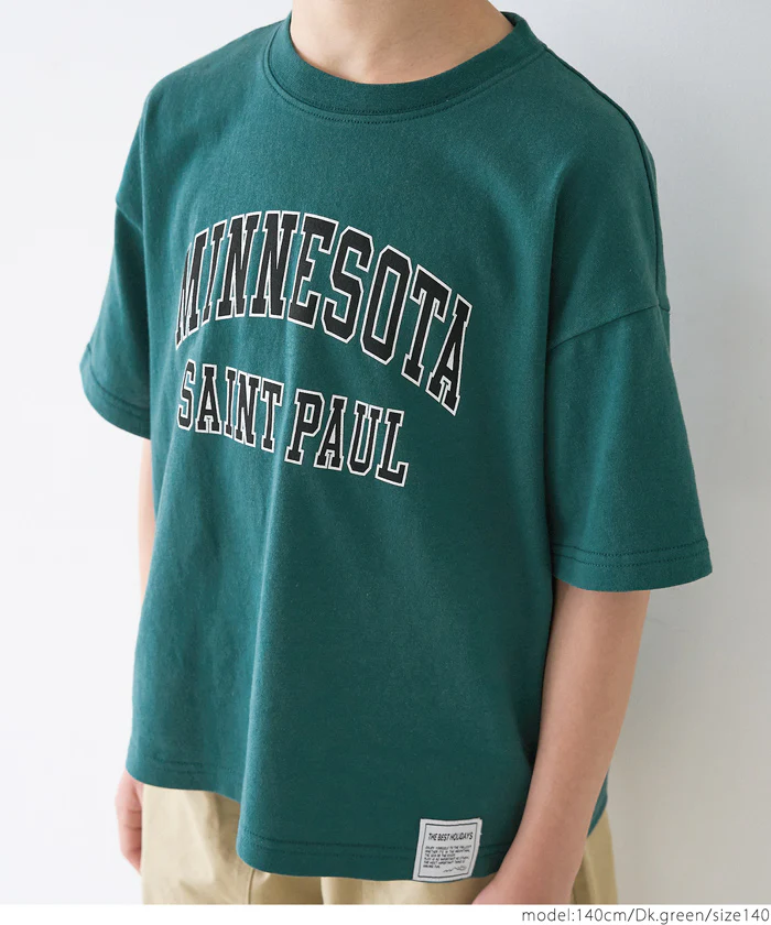 ロゴネームプリントTシャツ キッズ メール便不可 - Image 11