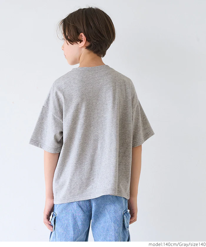ロゴネームプリントTシャツ キッズ メール便不可 - Image 3