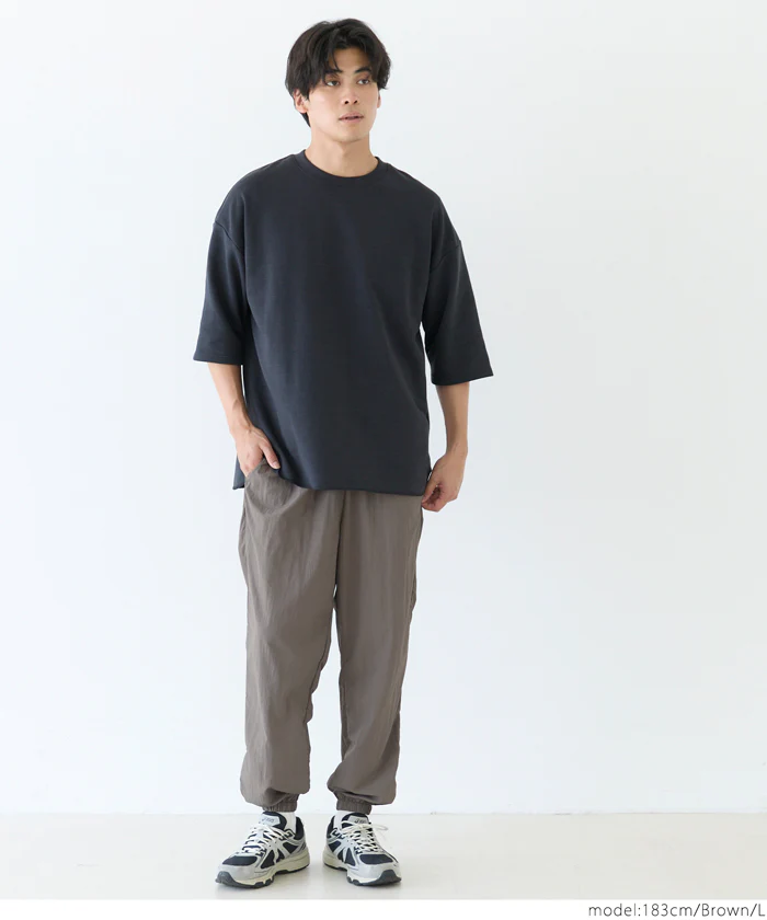 セール★2690円→1990円 ライトワッシャーナイロンジョガーパンツ メンズ メール便不可 - Image 2