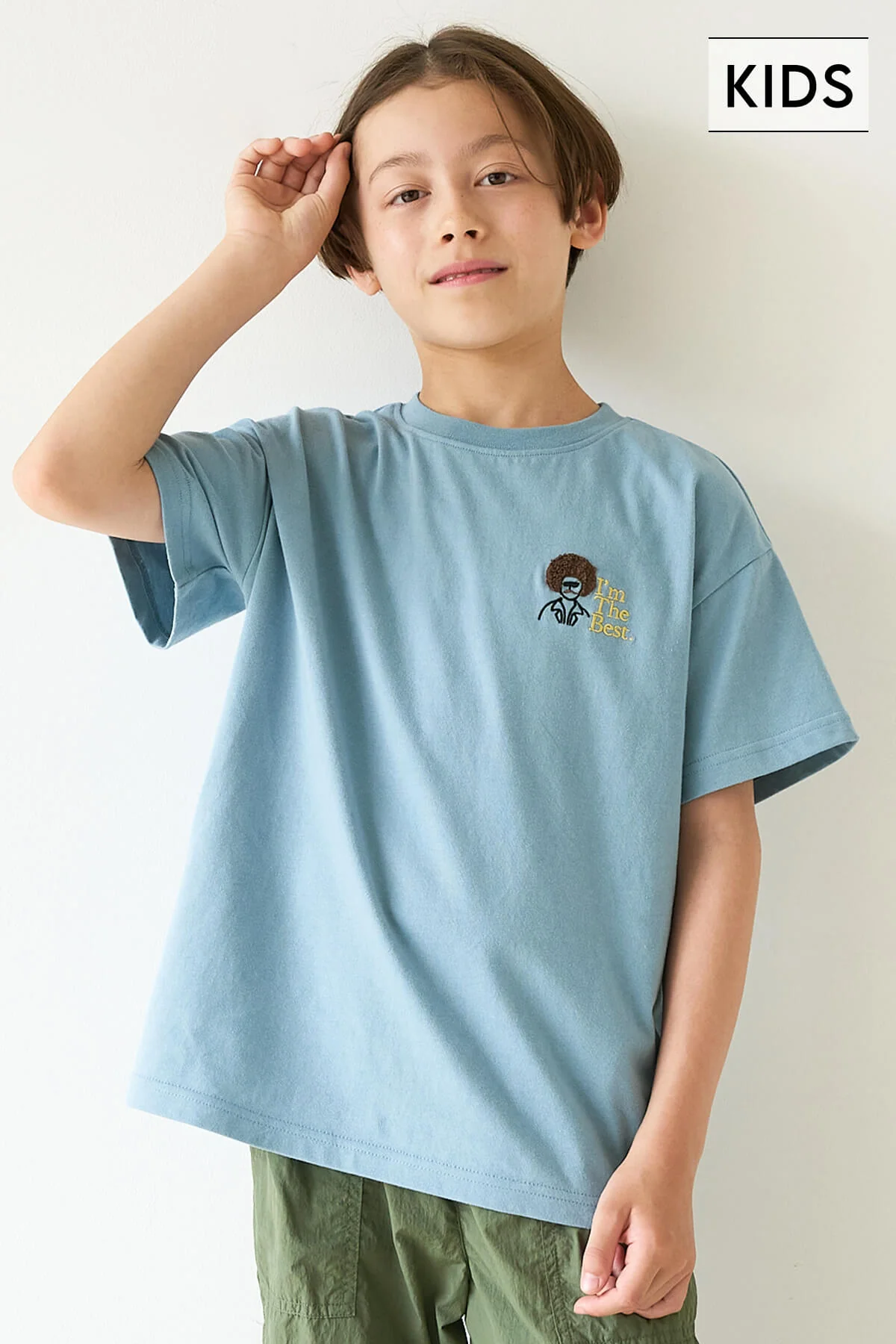刺繍Tシャツ キッズ メール便可