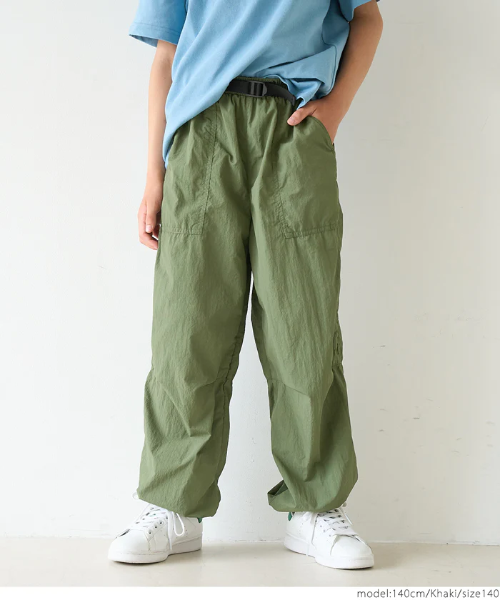 セール★1990円→1690円 ナイロンフェイクベルトパンツ キッズ メール便不可 - Image 10