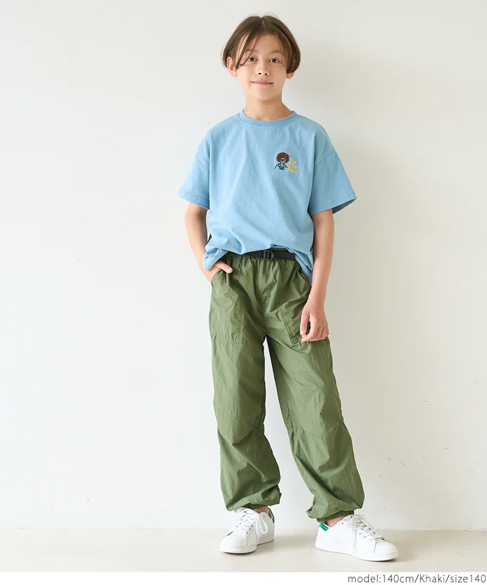 セール★1990円→1690円 ナイロンフェイクベルトパンツ キッズ メール便不可 - Image 7
