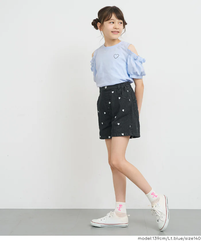 肩あきTシャツ キッズ メール便可 - Image 13