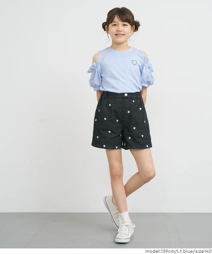 肩あきTシャツ キッズ メール便可 - Image 15