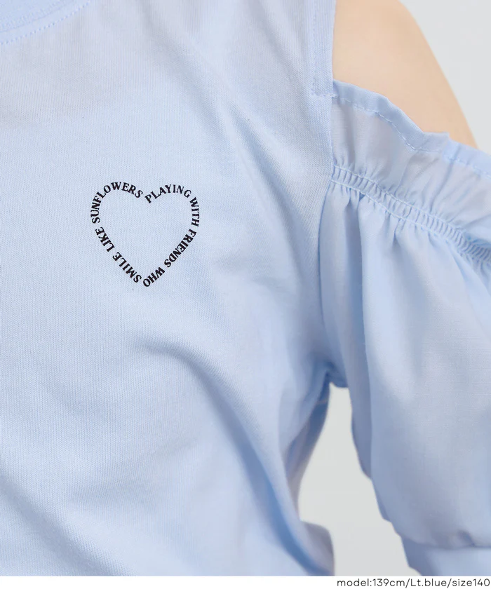肩あきTシャツ キッズ メール便可 - Image 16