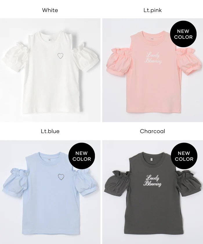 肩あきTシャツ キッズ メール便可 - Image 18