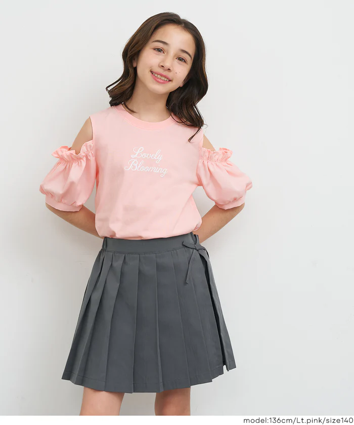 肩あきTシャツ キッズ メール便可 - Image 6