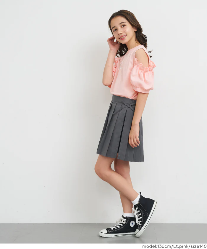 肩あきTシャツ キッズ メール便可 - Image 7