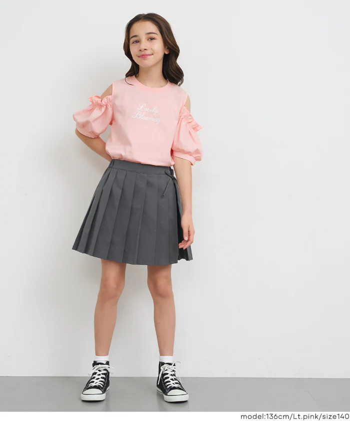 肩あきTシャツ キッズ メール便可 - Image 8