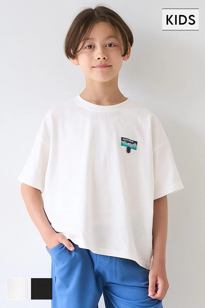 ロゴネームTシャツ キッズ メール便可