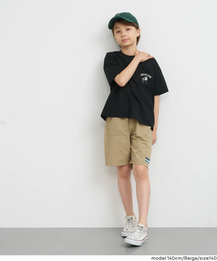 ロゴネームハーフパンツ キッズ メール便不可 - Image 17