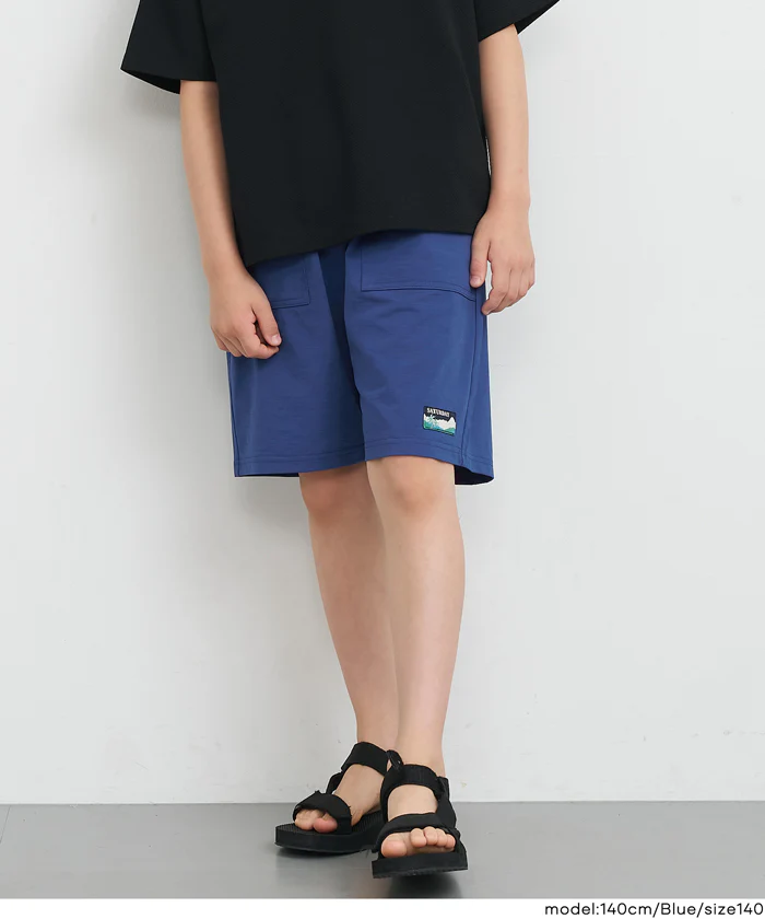 ロゴネームハーフパンツ キッズ メール便不可 - Image 6