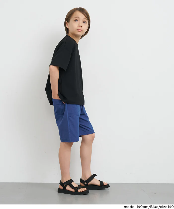 ロゴネームハーフパンツ キッズ メール便不可 - Image 8