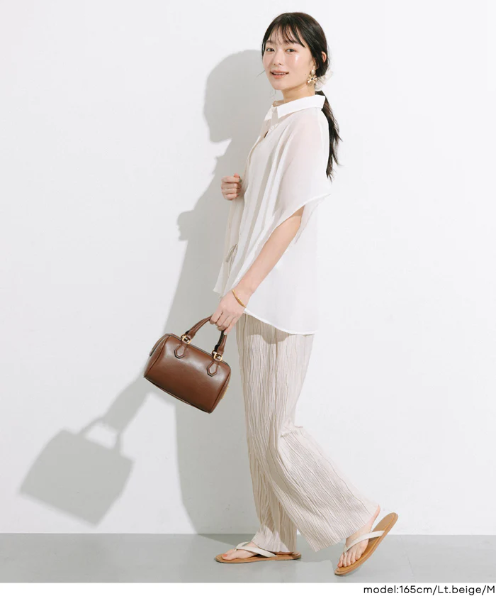 スリムウェーブパンツ レディース メール便不可 - Image 10