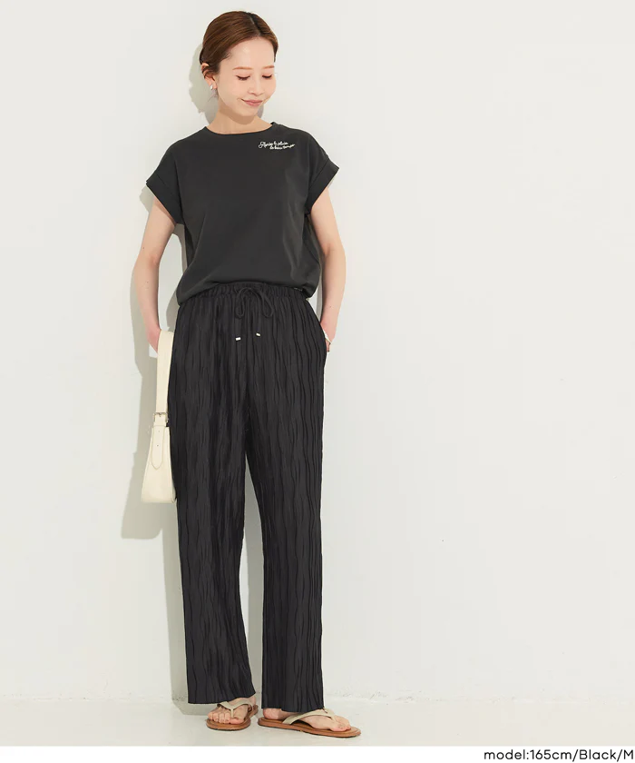 スリムウェーブパンツ レディース メール便不可 - Image 11