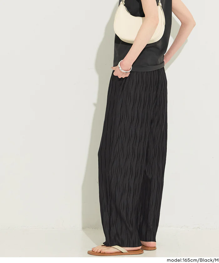 スリムウェーブパンツ レディース メール便不可 - Image 12