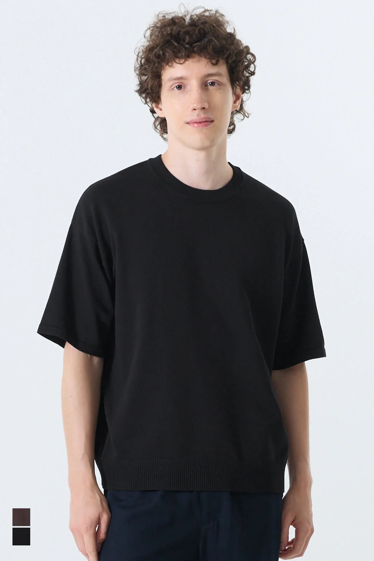 プレーティングニットTEE メンズ メール便不可
