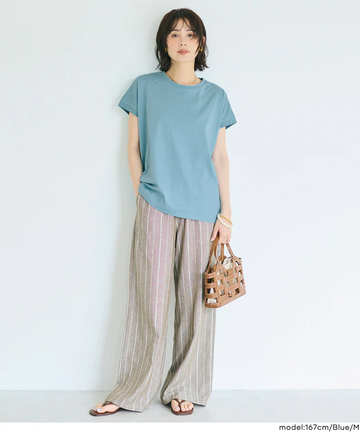 COTTON from the U.S.フレンチスリーブTシャツ レディース メール便不可 - Image 10