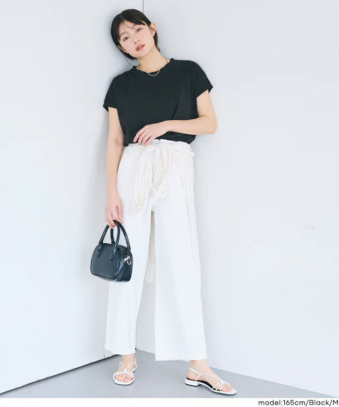 COTTON from the U.S.フレンチスリーブTシャツ レディース メール便不可 - Image 14