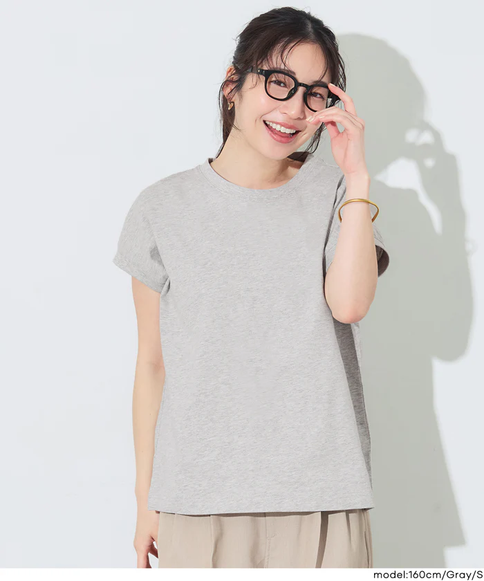 COTTON from the U.S.フレンチスリーブTシャツ レディース メール便不可 - Image 15