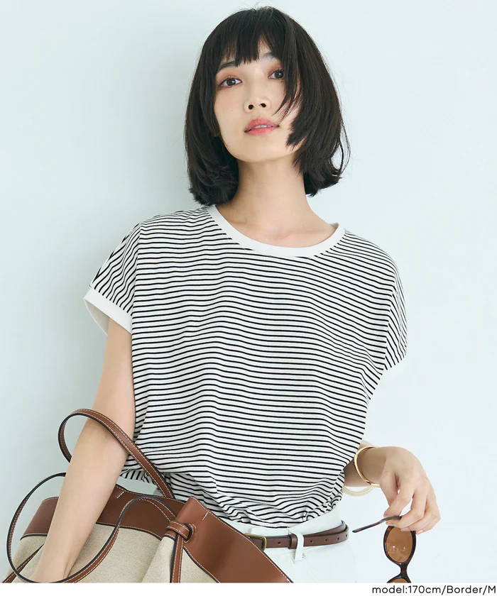 COTTON from the U.S.フレンチスリーブTシャツ レディース メール便不可 - Image 3