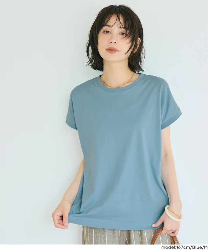 COTTON from the U.S.フレンチスリーブTシャツ レディース メール便不可 - Image 7