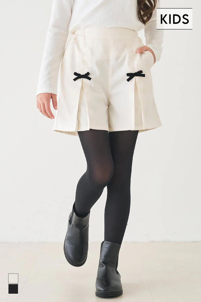セール★2290円→1490円リボンショーパン キッズ メール便不可