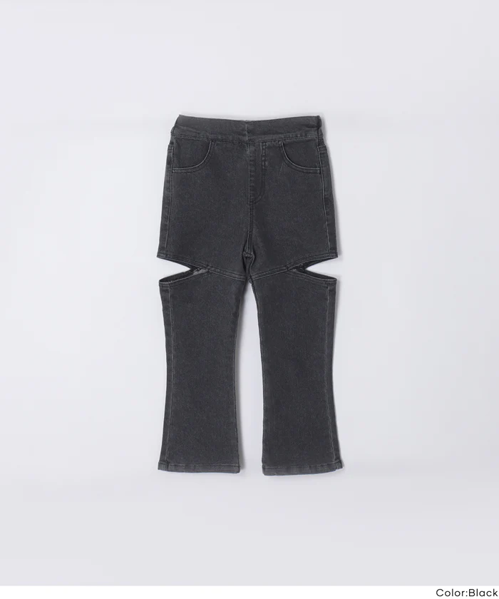 デニムカットアウトパンツ キッズ メール便不可 - Image 16