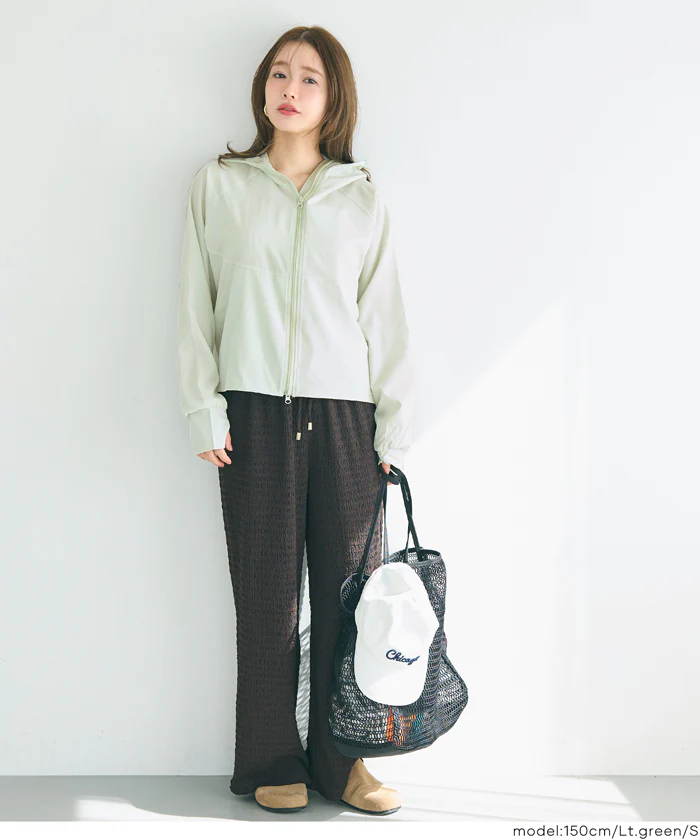 UVカットドルマンパーカー レディース メール便不可 - Image 17