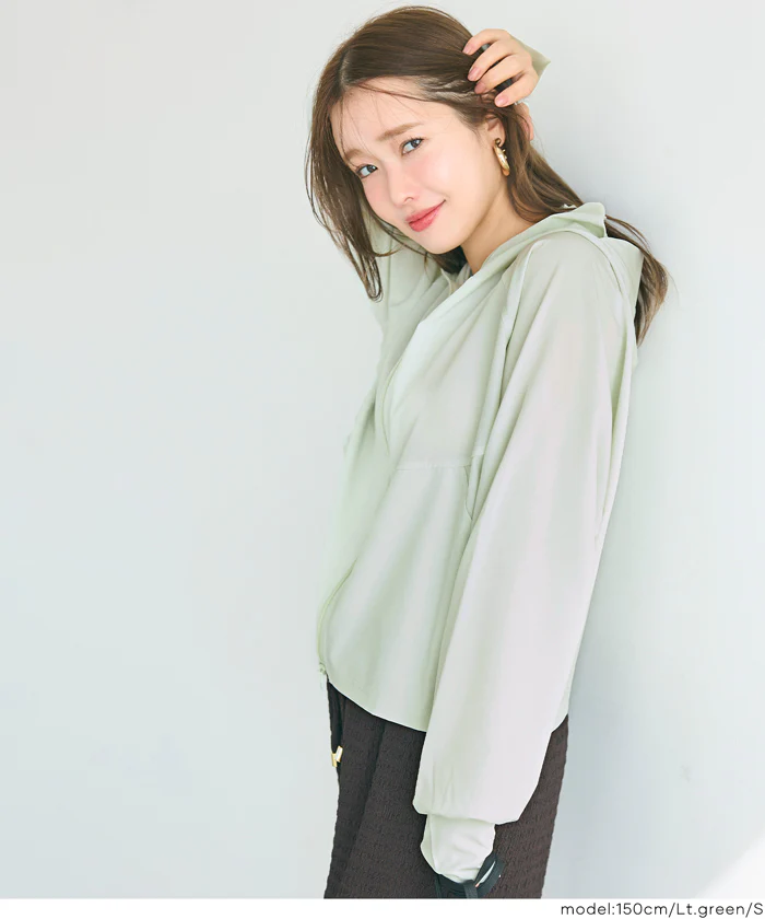 UVカットドルマンパーカー レディース メール便不可 - Image 18