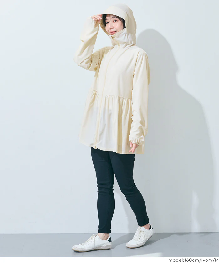 UVカットティアードパーカー レディース メール便不可 - Image 6