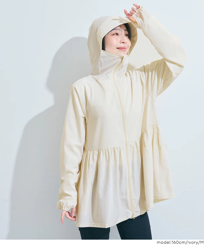 UVカットティアードパーカー レディース メール便不可 - Image 7