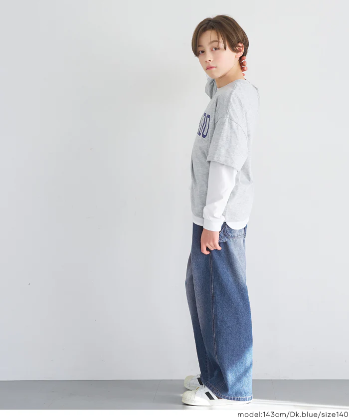 デニムペインターパンツ キッズ メール便不可 - Image 3