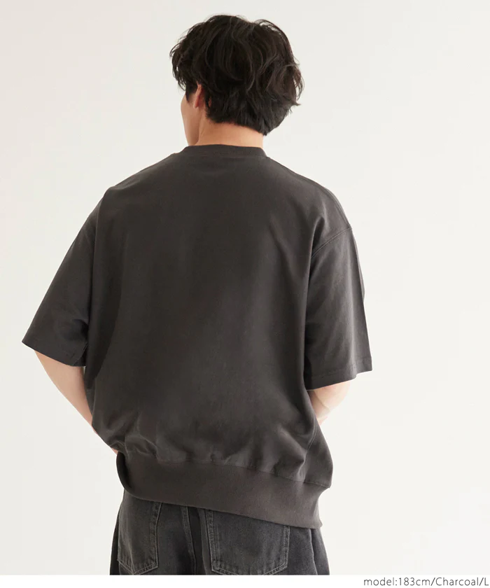 セール★1990円→1690円 アーチロゴ刺繍スウェットT メンズ メール便不可 - Image 7